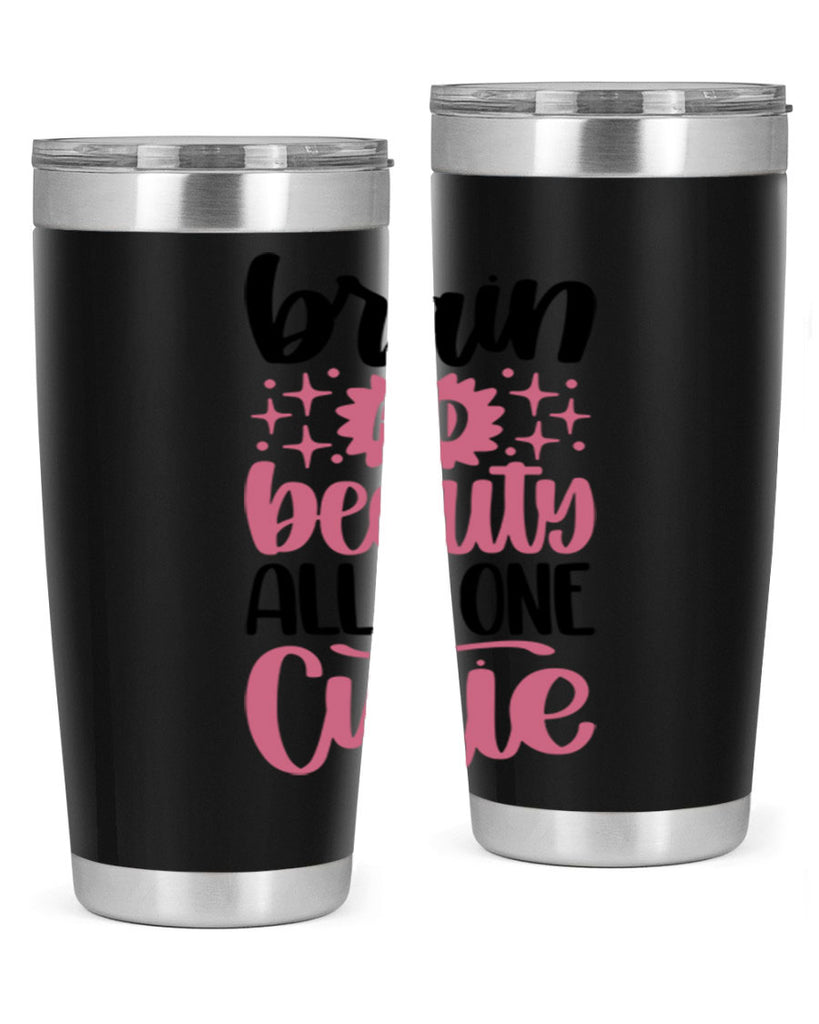 Brain And Beauty All In One Style 126#- make up- Tumbler