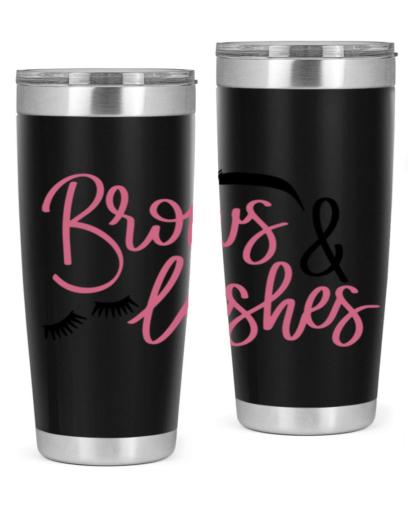 Brows Lashes Style 122#- make up- Tumbler