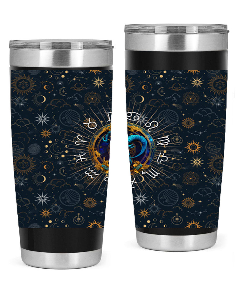Capricorn Straight 184#- zodiac- Tumbler