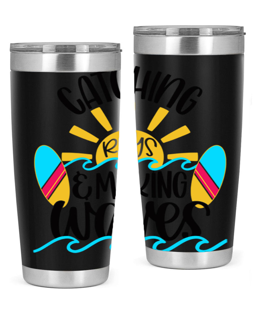 Catching Rays Making Waves Style 49#- summer- Tumbler