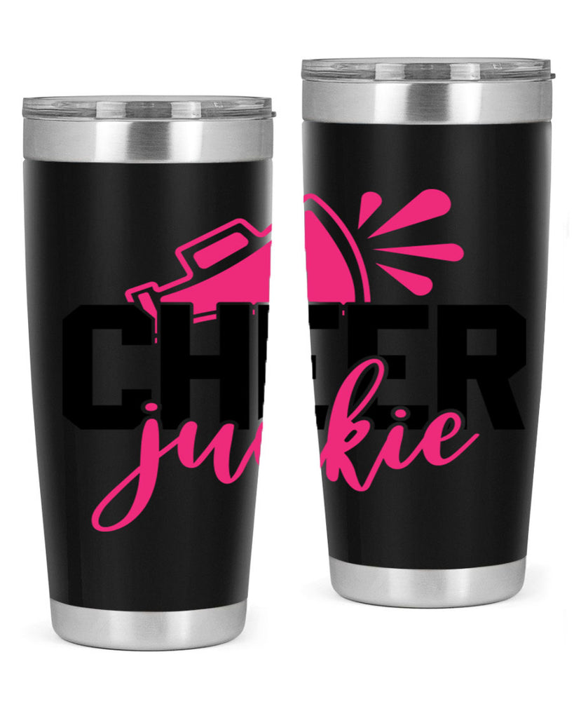 Cheer junkie 1390#- cheer- Tumbler