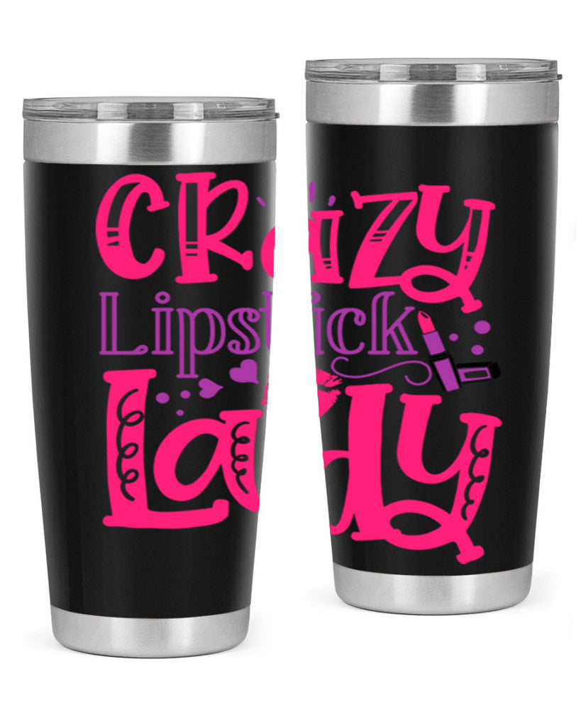 Crazy Lipstick Lady Style 241#- make up- Tumbler
