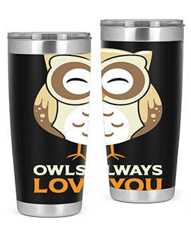Cute Owl Always Love You A TurtleRabbit 3#- owl- Tumblers