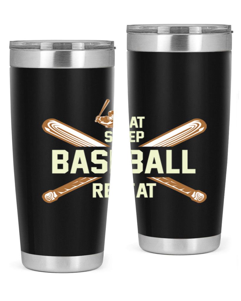 Eat 1285#- baseball- Tumbler
