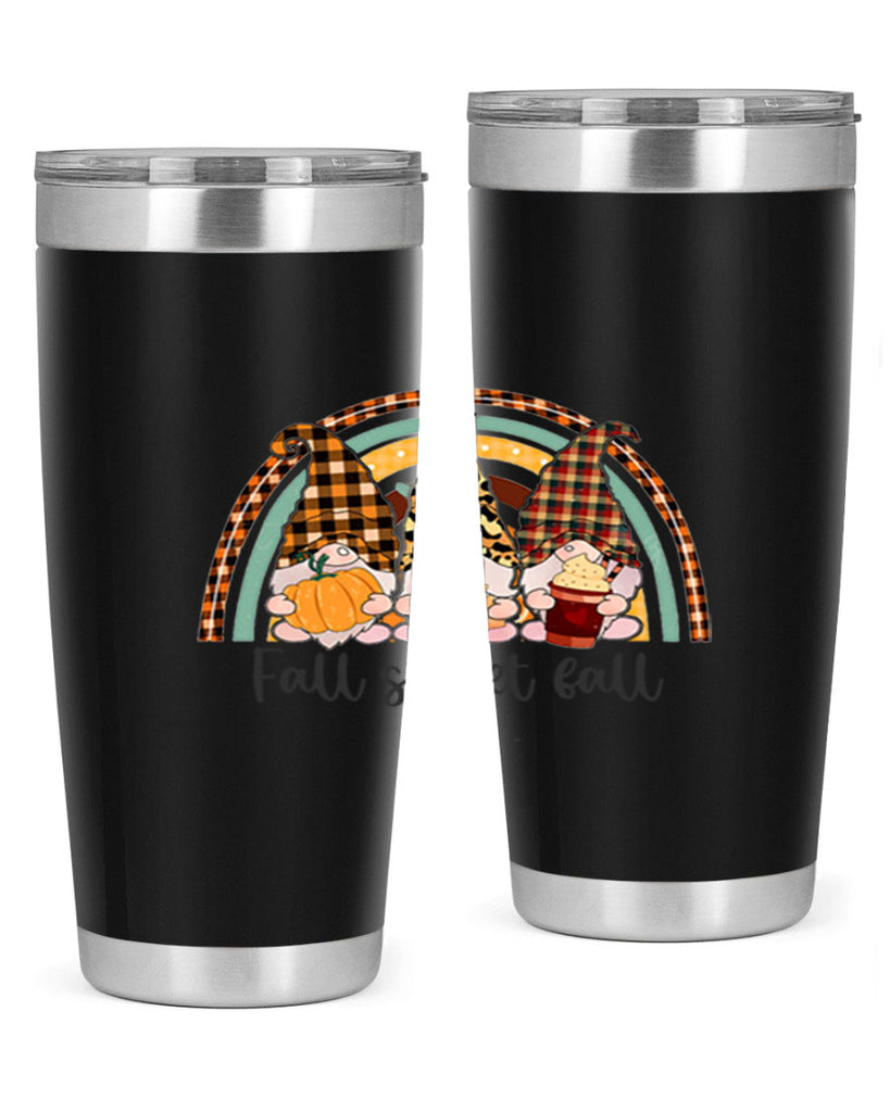 FallSweetFallGnomeRainbow 162#- fall- Tumbler