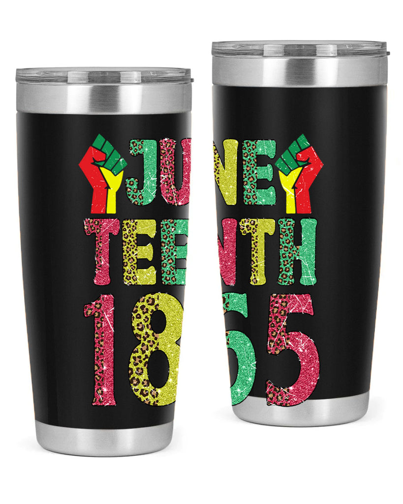 Fist Juneteenth Since 1865 Design Png 10#- Juneteenth- tumbler