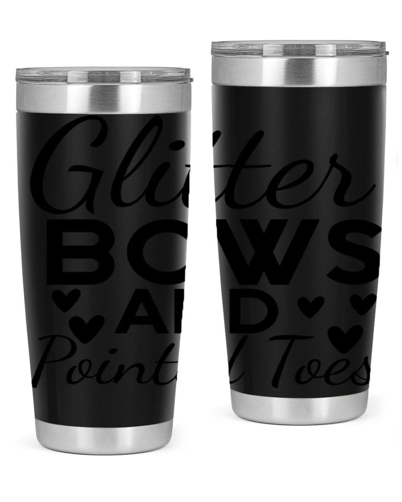 Glitter Bows and Pointed Toes 43#- ballet- Tumbler