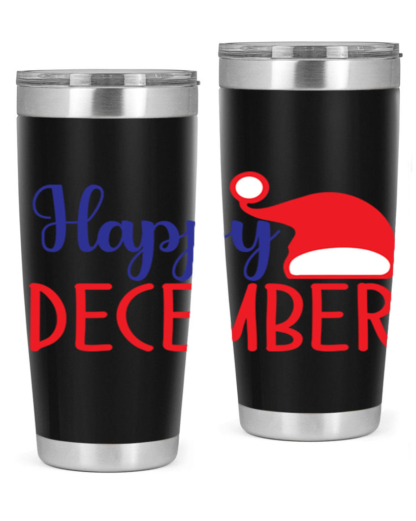 Happy December 135#- winter- Tumbler