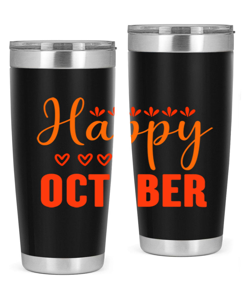 Happy October Design 237#- fall- Tumbler