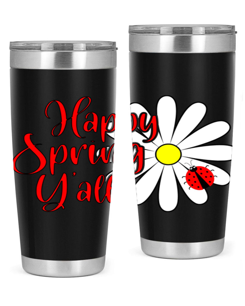 Happy Spring Y'all 161#- spring- Tumbler