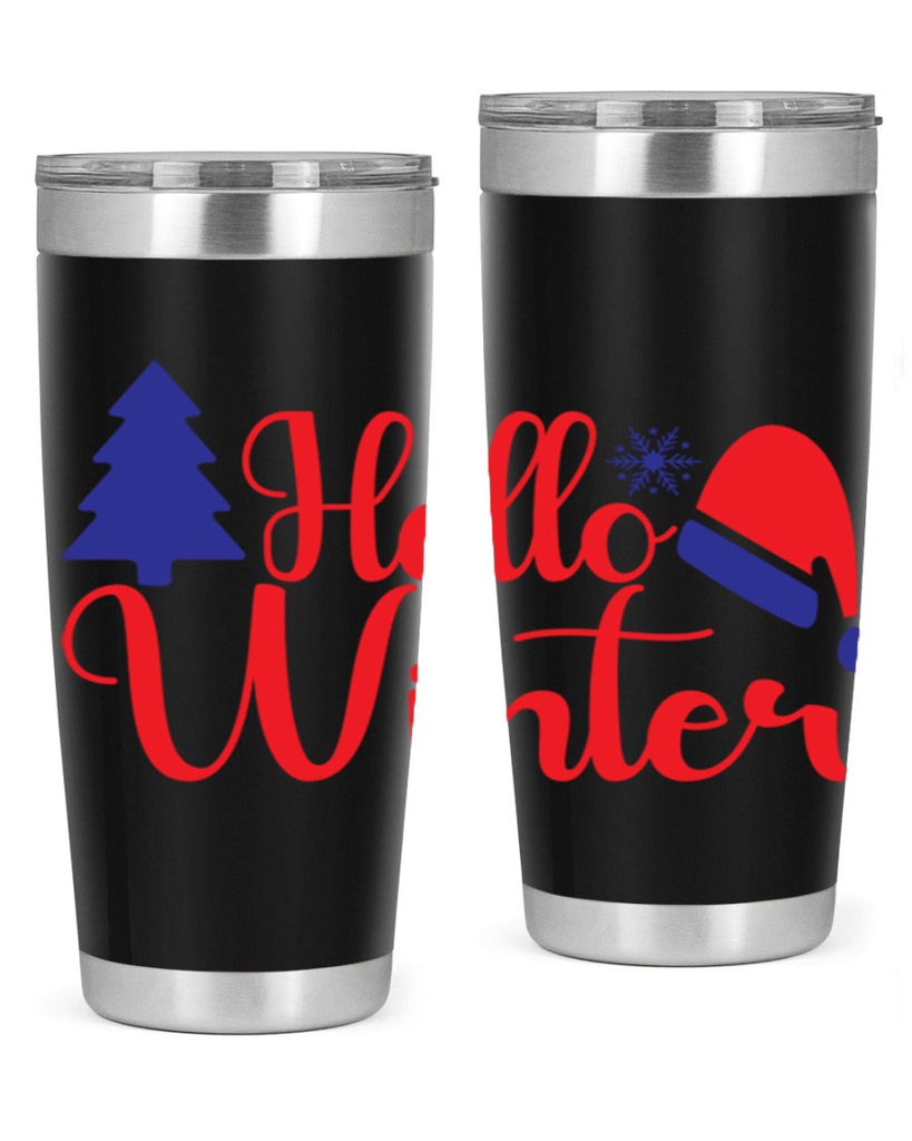 Hello Winter 179#- winter- Tumbler