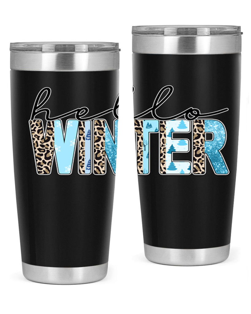 Hello Winter 189#- winter- Tumbler