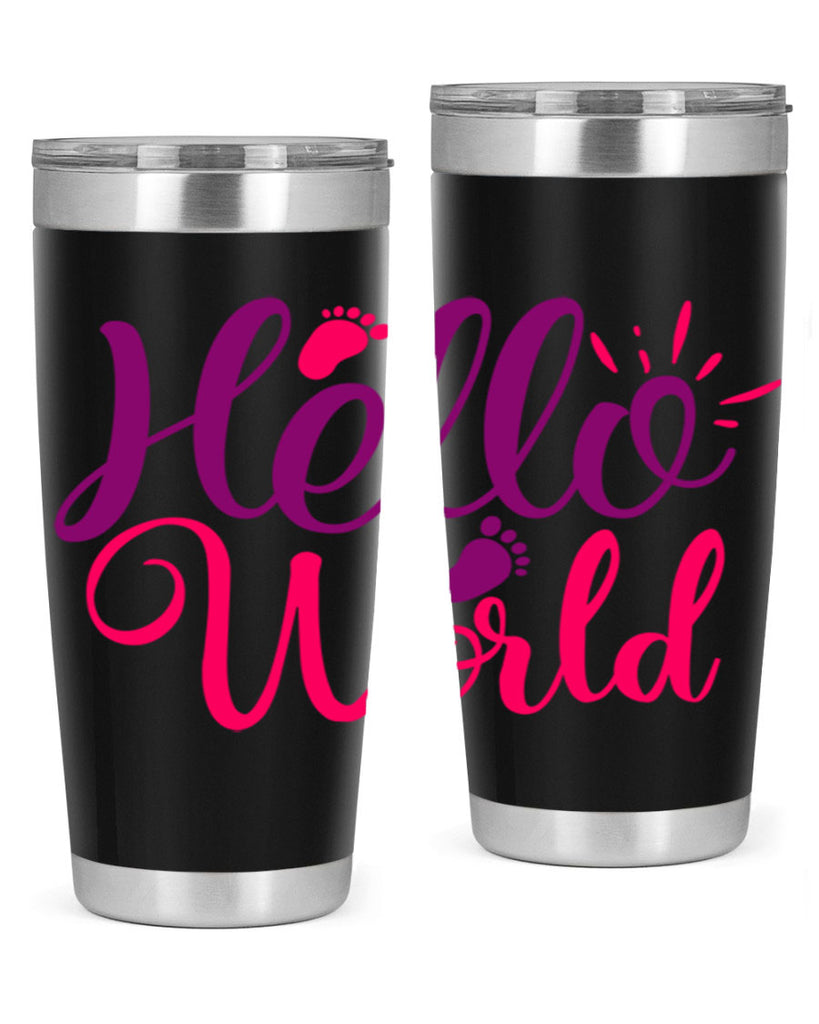 Hello World Style 260#- baby- tumbler