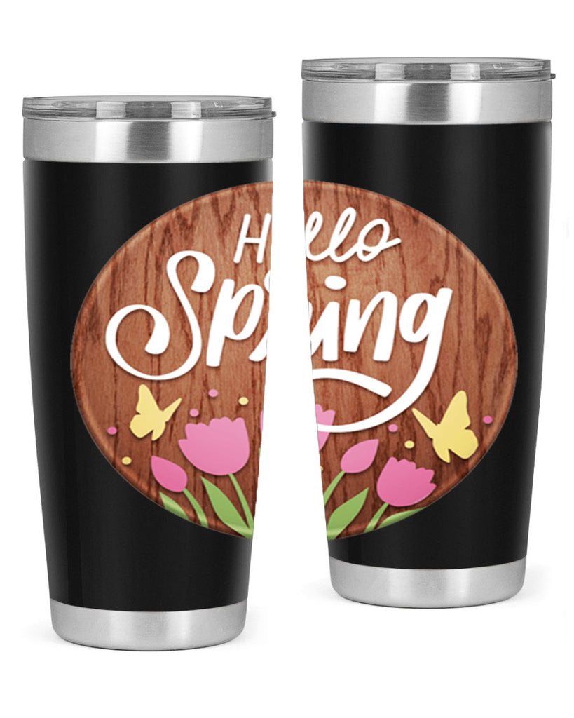 Hello spring Mockup202#- spring- Tumbler