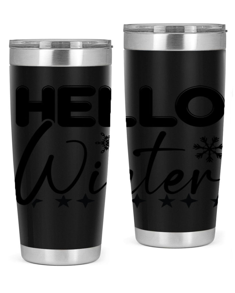 Hello winter 183#- winter- Tumbler