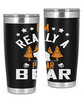 I'm really a polar bear 17#- Bears- Tumbler
