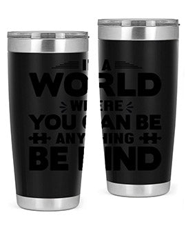 In a world Style 48#- autism- Tumbler