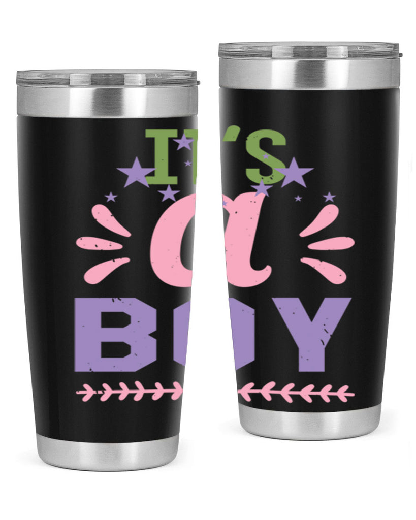 Its a boy Style 33#- baby shower- tumbler