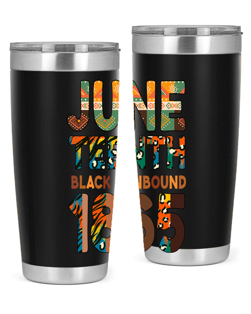 Juneteenth Black Unbound 1865 Png 33#- Juneteenth- tumbler