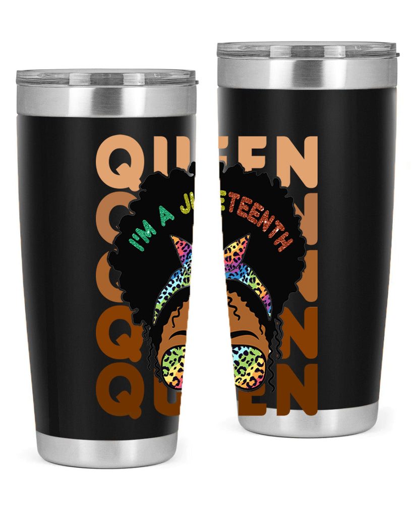 Juneteenth Queen Swag Black Melanin Png 26#- Juneteenth- tumbler
