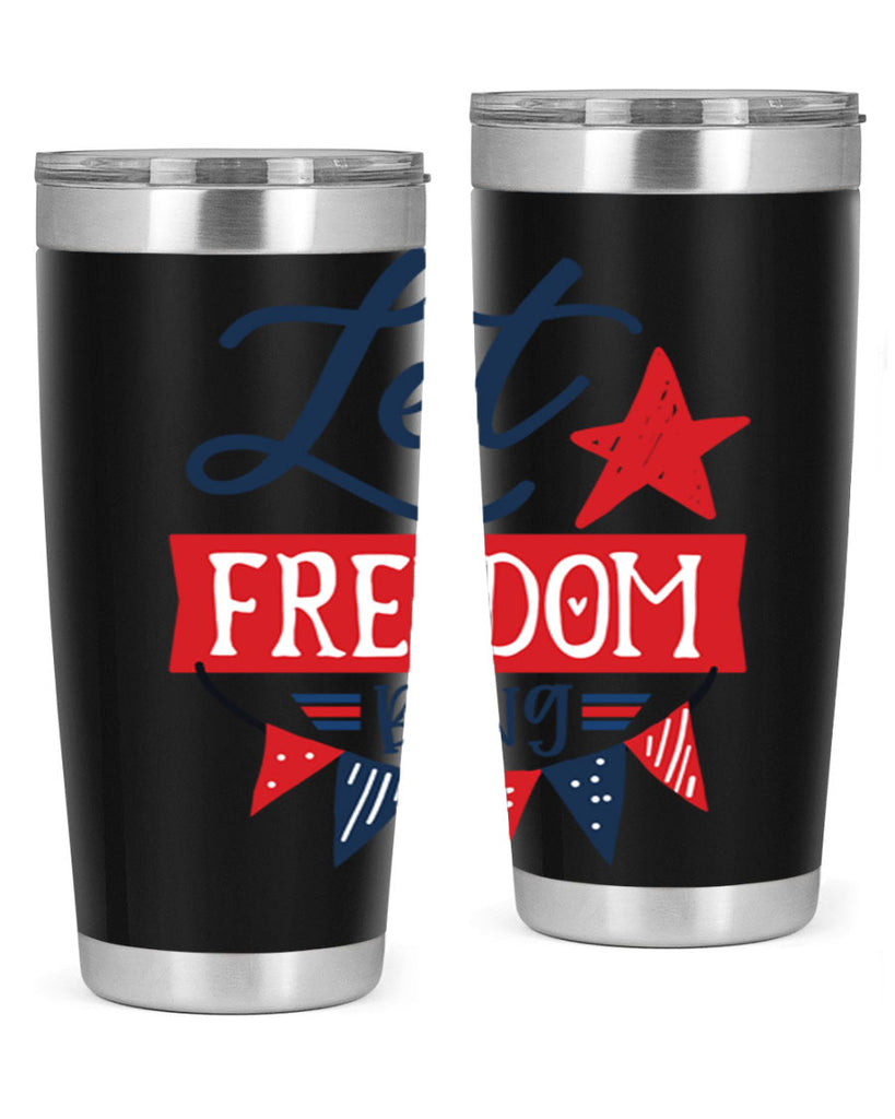Let freedom bling Style 78#- Fourt Of July- Tumbler