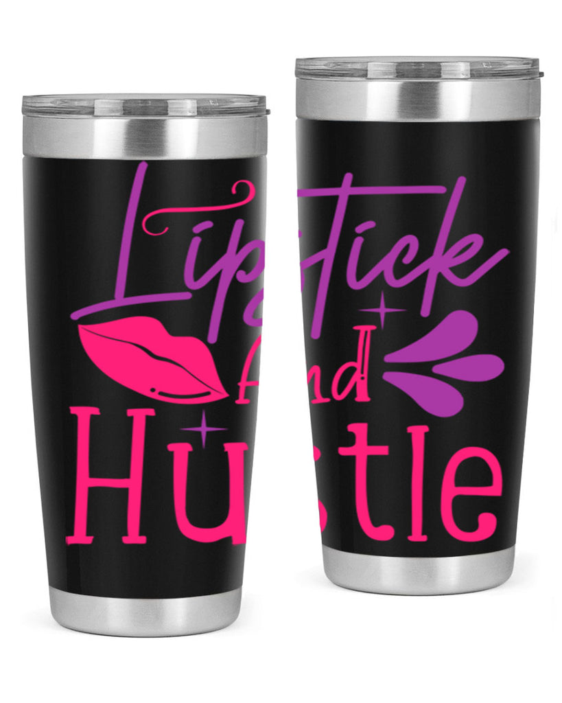 Lipstick And Hustle Style 229#- make up- Tumbler
