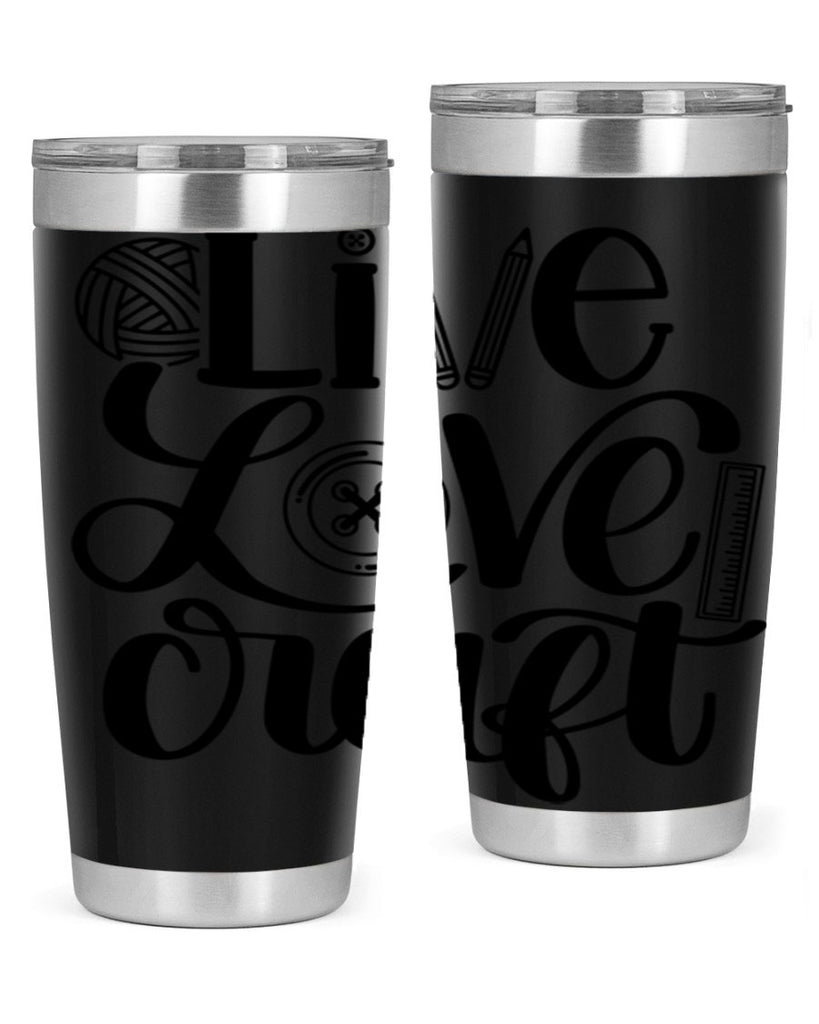 Live Love Craft 14#- crafting- Tumbler