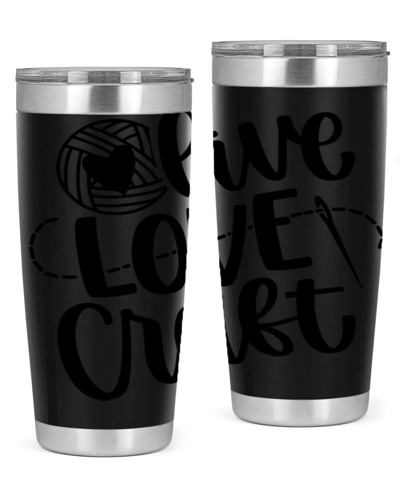 Live Love Craft 15#- crafting- Tumbler