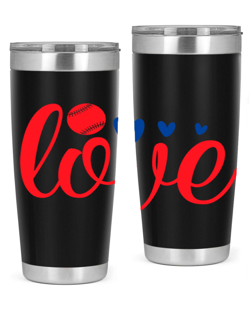 Love 2052#- baseball- Tumbler