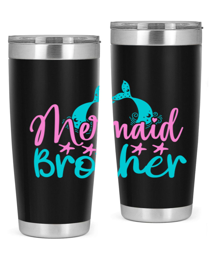 Mermaid Brother 354#- mermaid- Tumbler