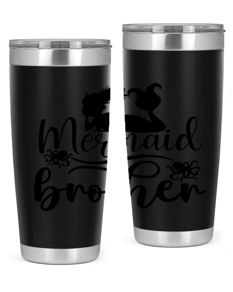 Mermaid Brother 355#- mermaid- Tumbler