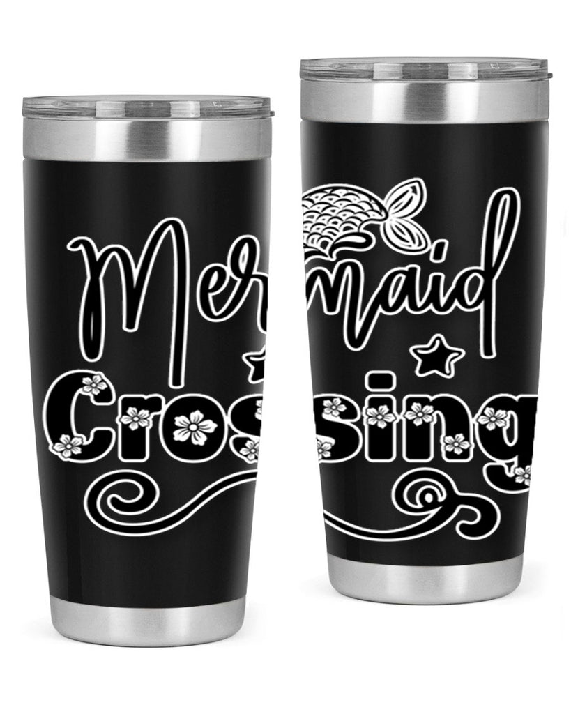 Mermaid Crossing 400#- mermaid- Tumbler