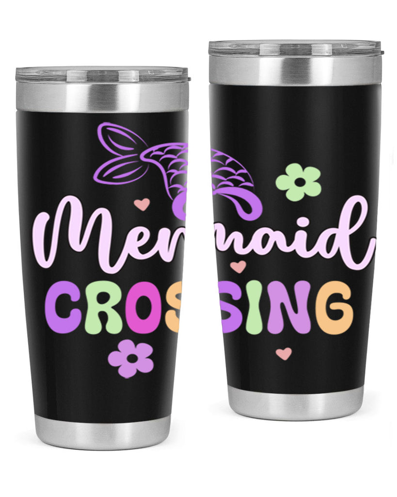 Mermaid Crossing 401#- mermaid- Tumbler