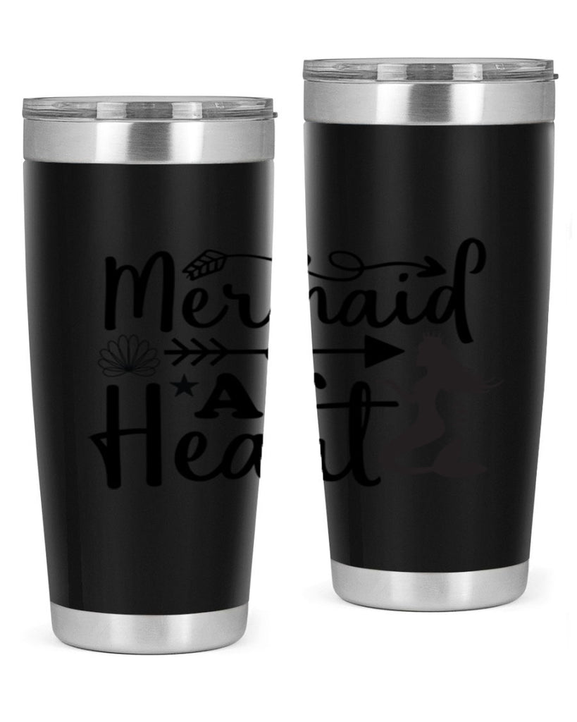 Mermaid at Heart design 397#- mermaid- Tumbler