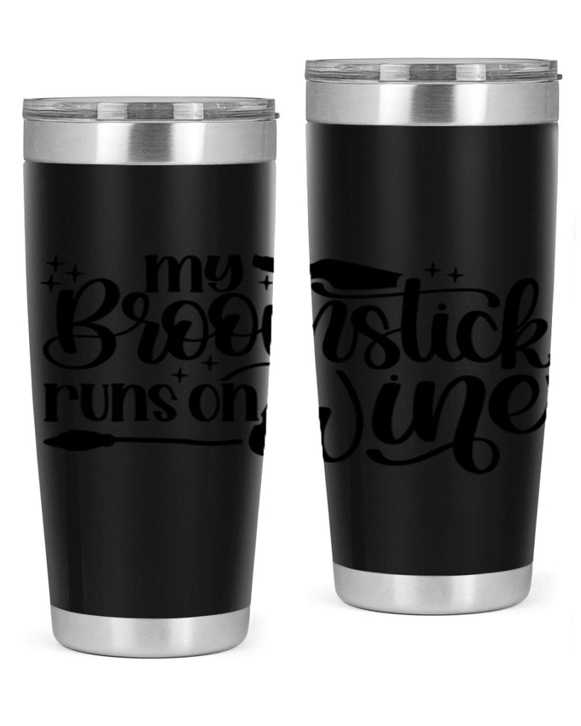 My Broomstick Runs On Wine Style 34#- make up- Tumbler