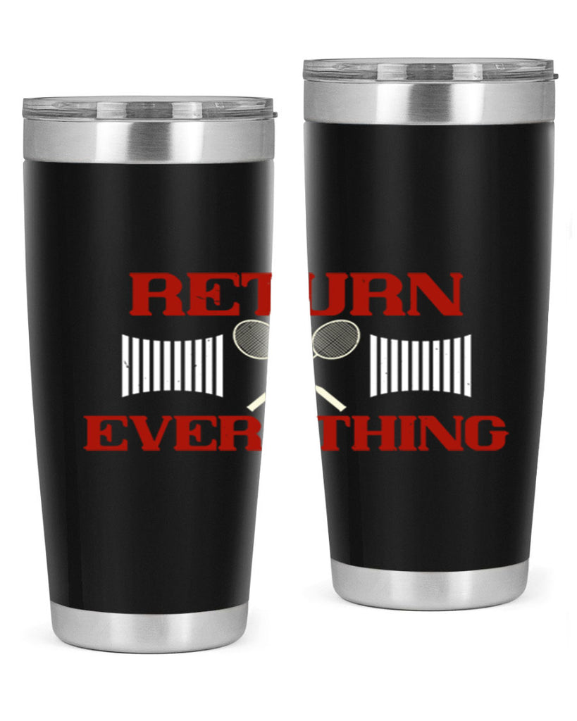 Return Everything 1892#- badminton- Tumbler