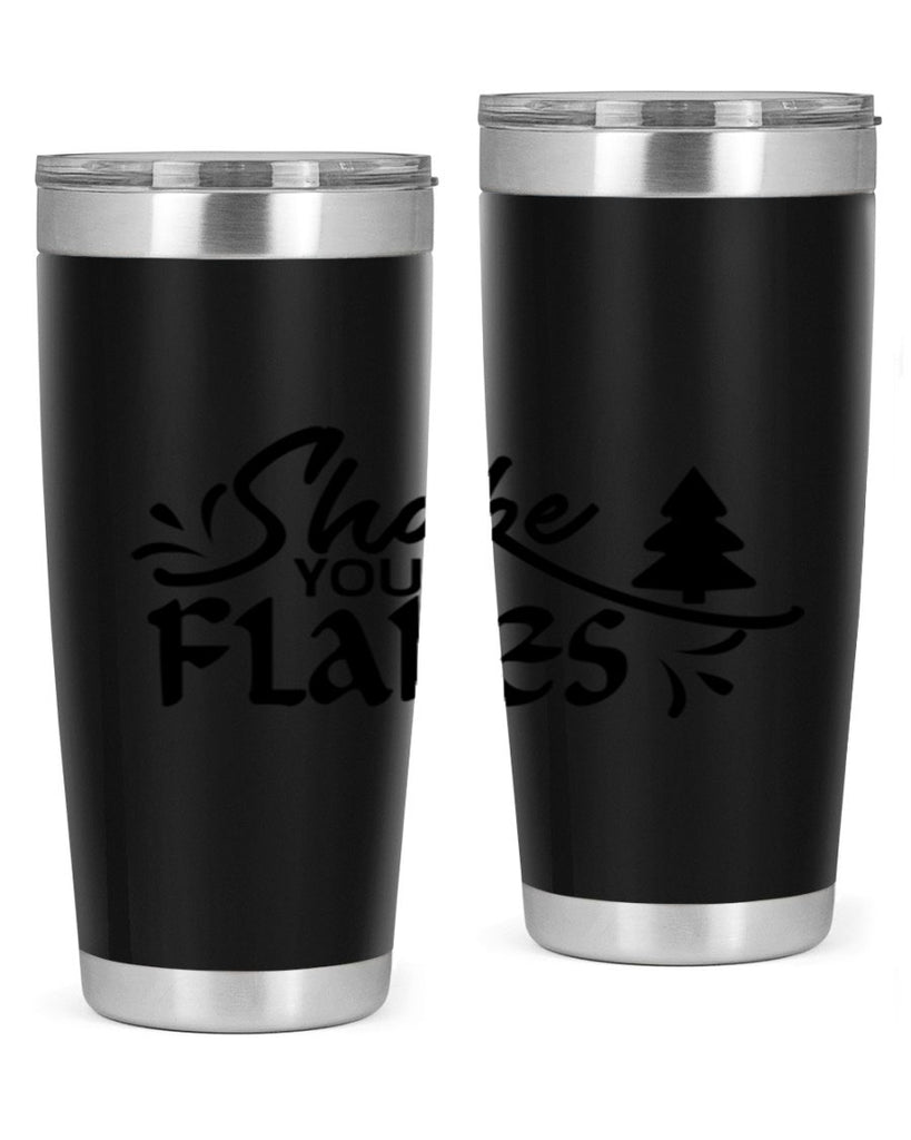 Shake Your Flakes 354#- winter- Tumbler