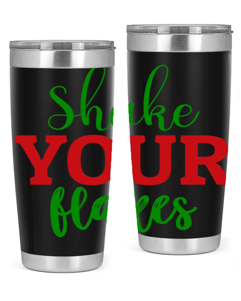 Shake Your Flakes 355#- winter- Tumbler