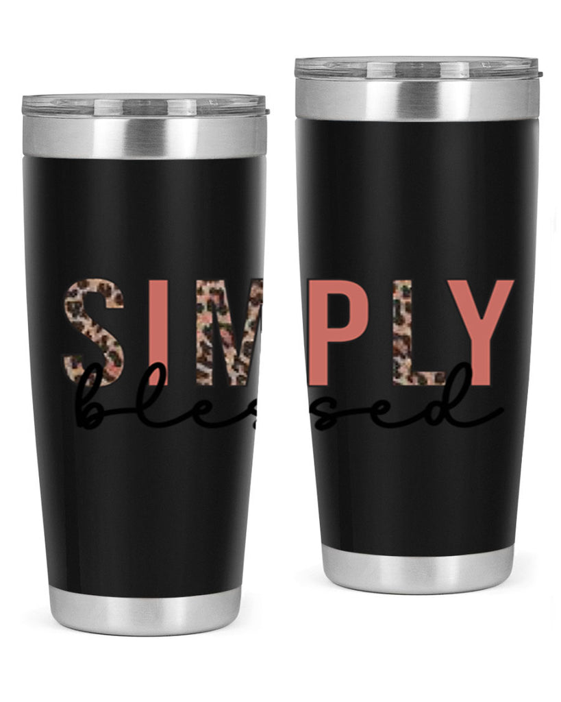 Simply blessed 575#- fall- Tumbler