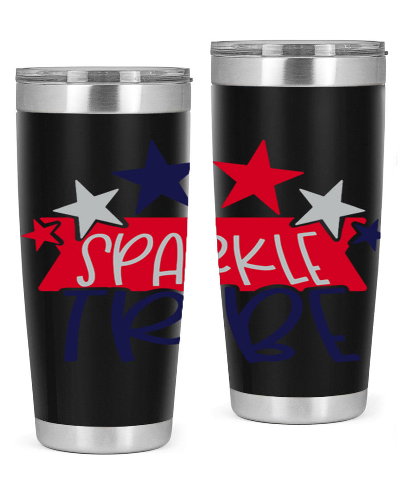 Sparkle Tribe Style 172#- Fourt Of July- Tumbler