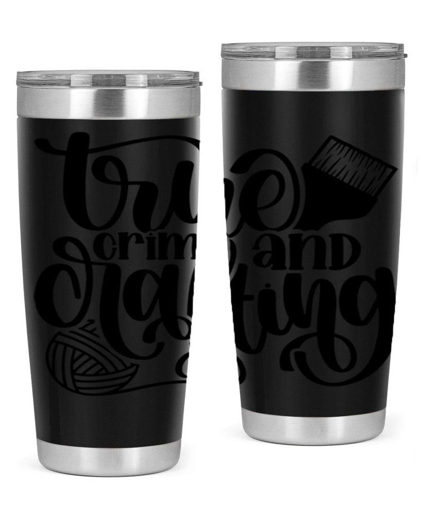 True Crime And Crafting 3#- crafting- Tumbler