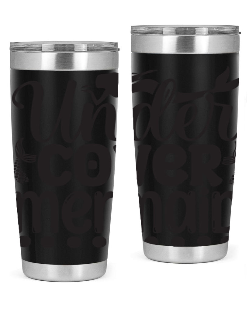 Under cover mermaid 649#- mermaid- Tumbler