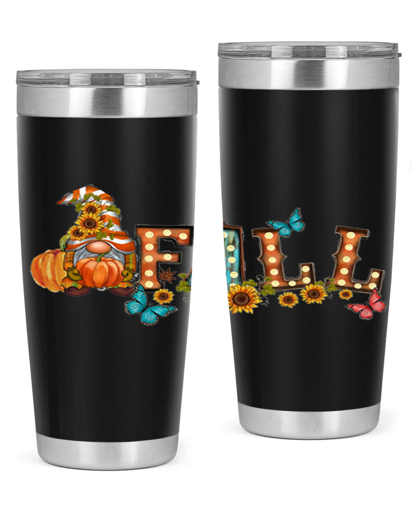 VintageFallGnome 626#- fall- Tumbler