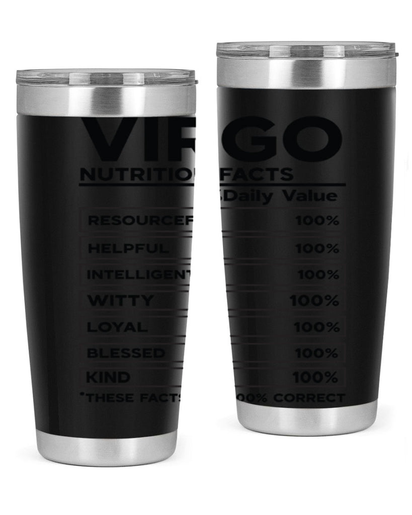 Virgo Nutrition Facts 530#- zodiac- Tumbler