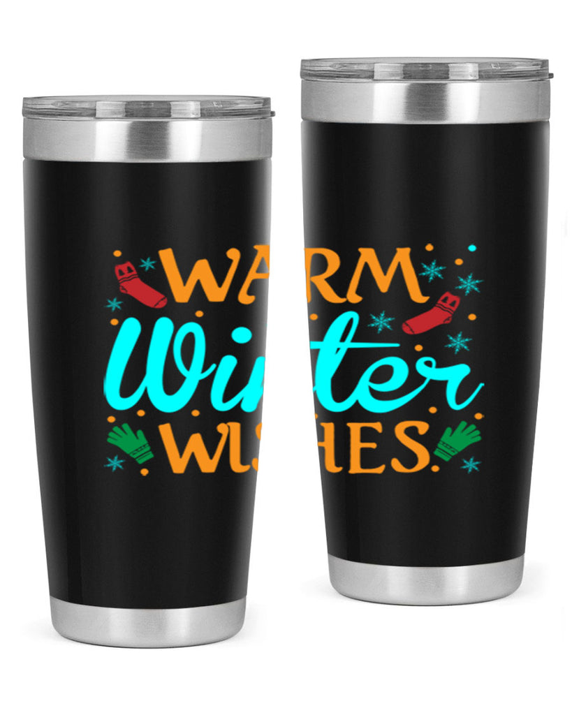 Warm Winter Wishes 465#- winter- Tumbler