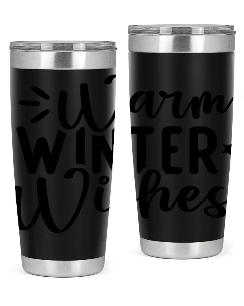Warm Winter Wishes459#- winter- Tumbler