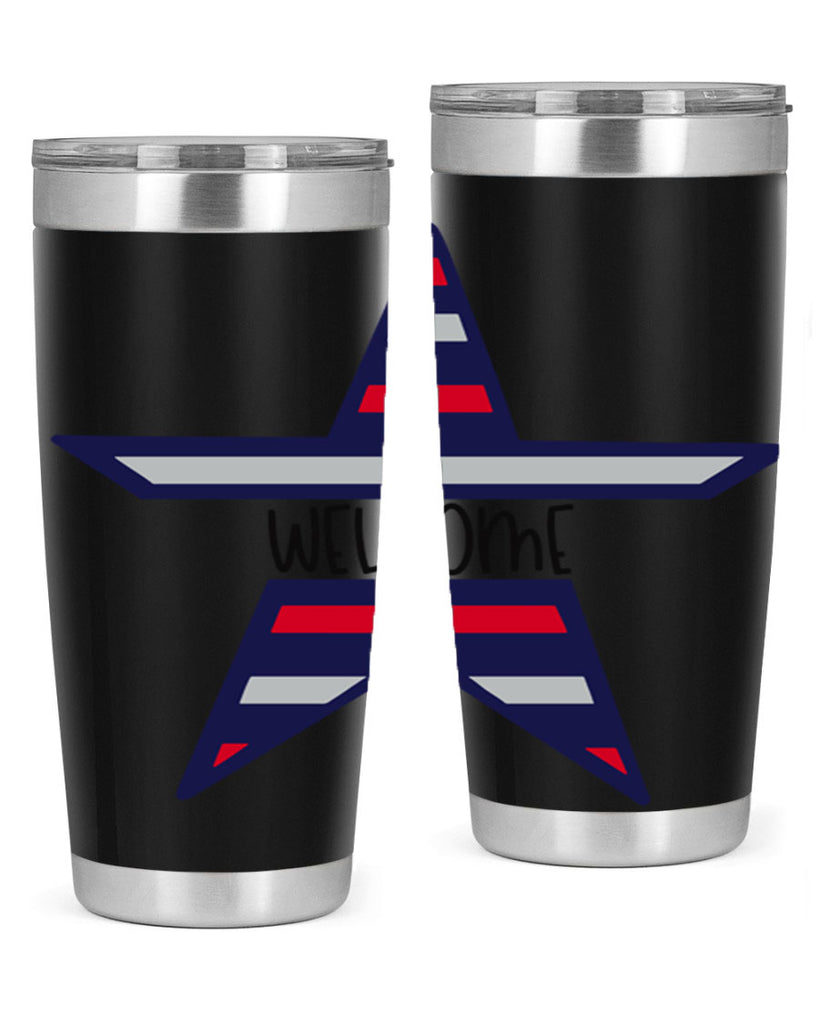 Welcome Style 186#- Fourt Of July- Tumbler