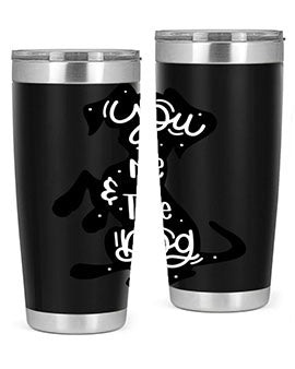 You Me The Dogs Style 4#- dog- Tumbler