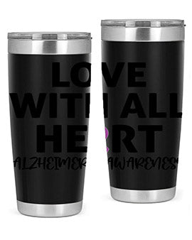 alzheimers awareness style 77#- alzheimers- Tumbler
