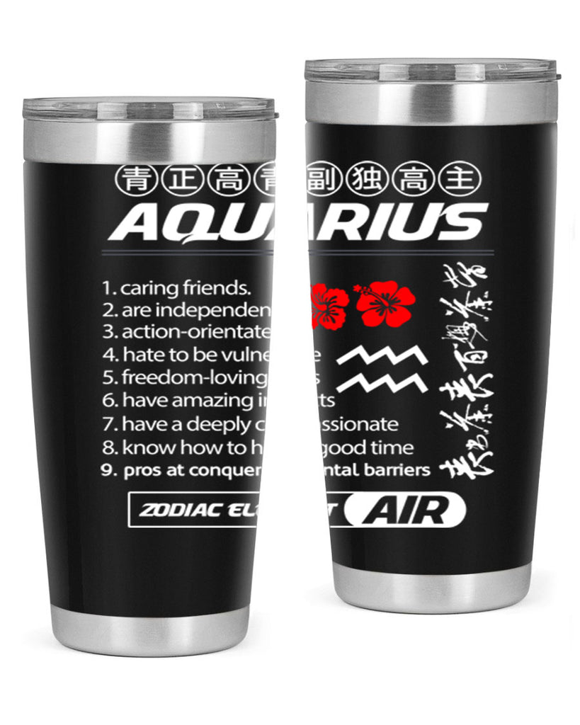 aquarius 85#- zodiac- Tumbler